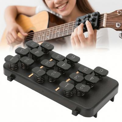 Guitar Chord Trainer for Beginners,Portable Practice Tool with 110+ Chords,Chord Chart for Home & Travel Acoustic Guitar Learning