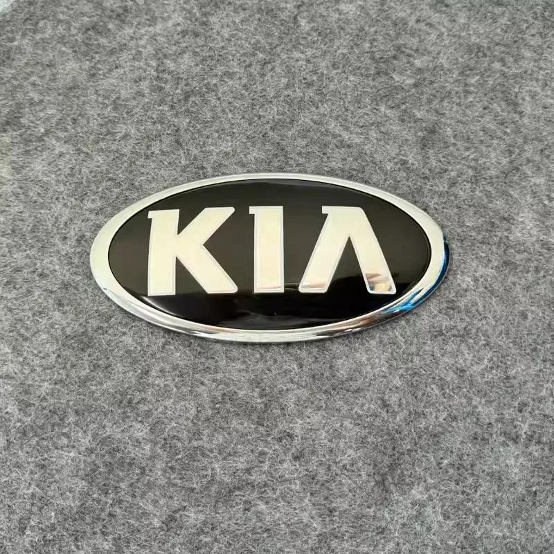 2026 Hot Car Sticker Car Front Gril Front Rear Trunk Emblem Covers Badge Sticker For KIA EV6 Sorento Niro Stinger Ceed Carnival 