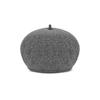 VARZAR VA Studded Wool Combo Newsboy Cap in Gray