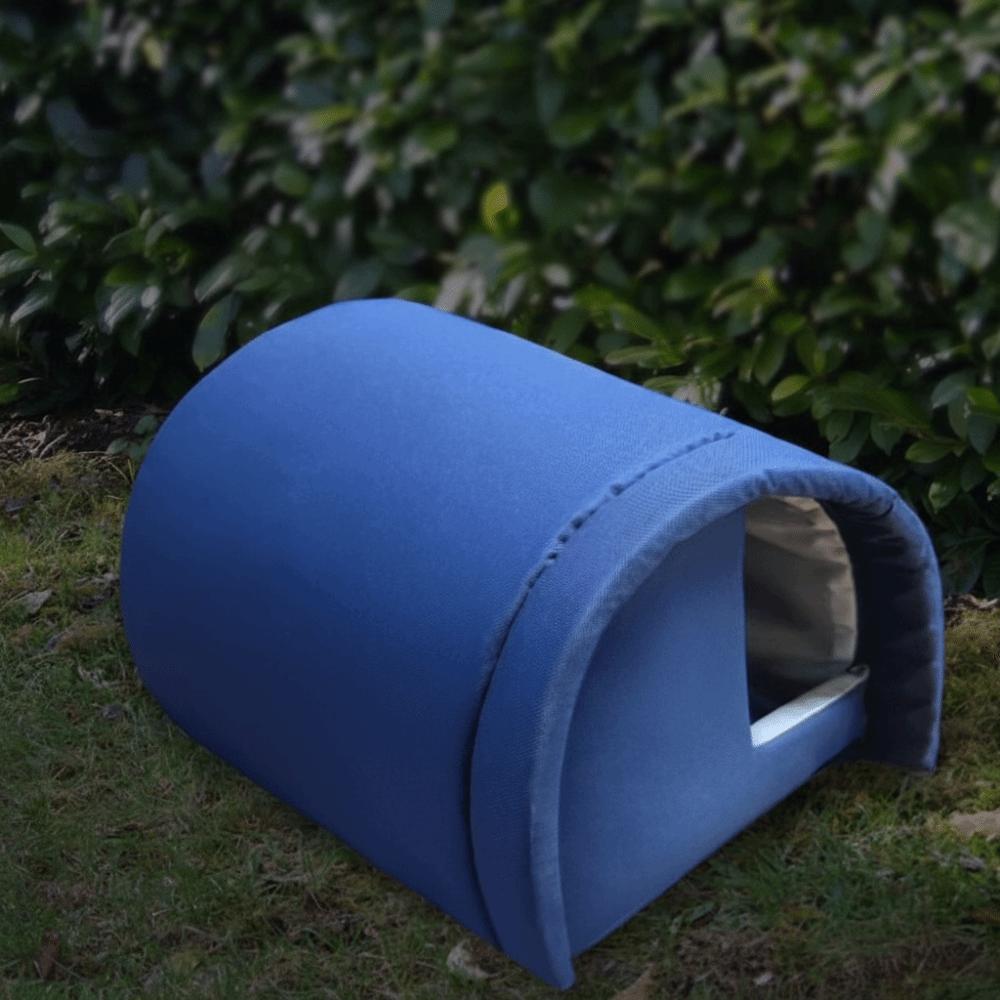 Refugio para Gatos de Exterior a Prueba de Viento Perrera Impermeable Casa para Gatos Duradera para Gatos Callejeros Perros