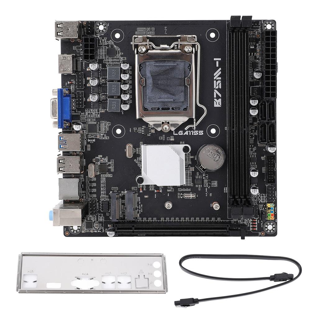 B75M-I Datora mātesplate ITX Ieguves mātesplate Core I7 I5 I3 procesoriem priekš LGA1155 CPU DDR3 atmiņa