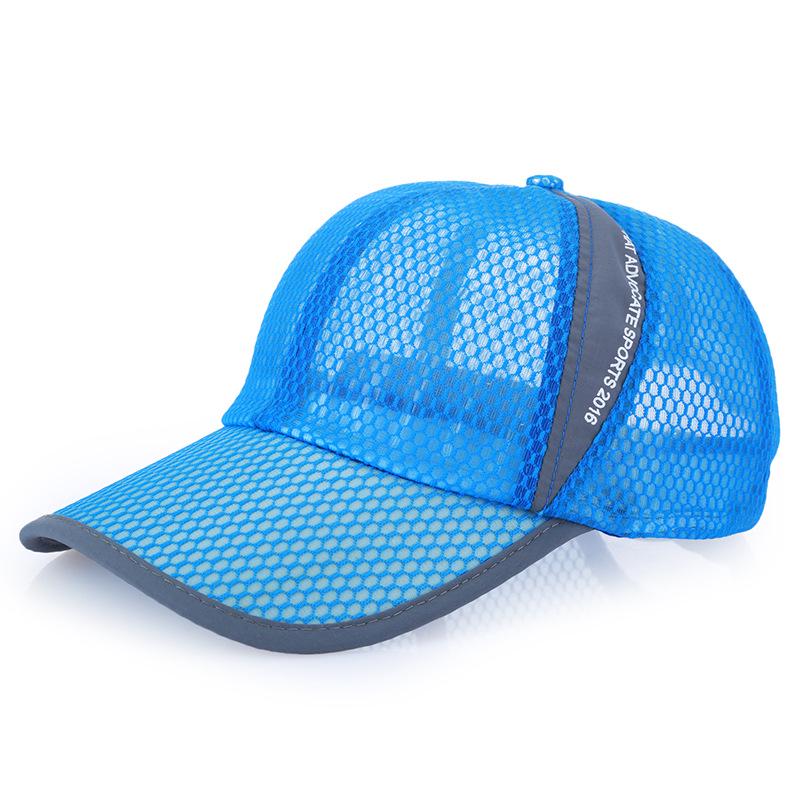 Hut Herren Sommer Atmungsaktive Mesh-Kappe, Outdoor Schatten Sport Freizeit Damen Baseballkappe