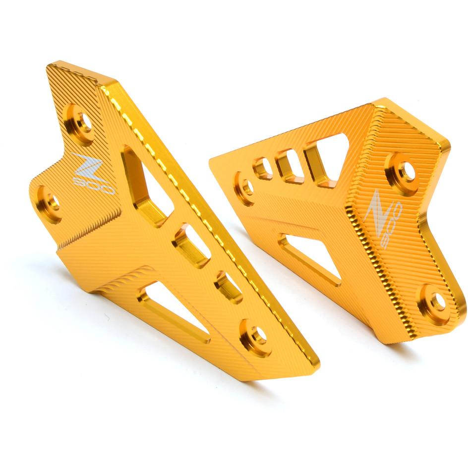 Motorcycle Accessories Foot Peg Heel Protection Protective Film Mount Heel Guard Protector For Kawasaki Z900 Z 900