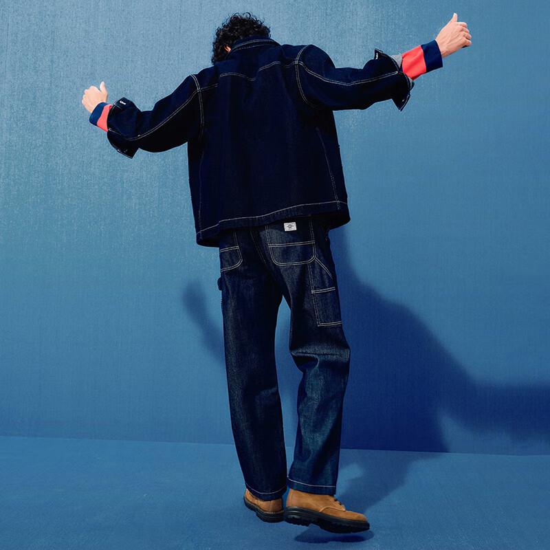 GAP Men's 2025 Spring Topstitched Multi-Pocket Denim Jacket