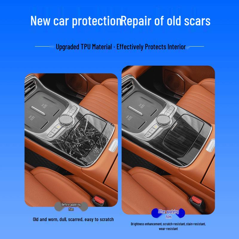 Geely Galaxy M9 Central Control Protective Film & Interior Sticker Screen Tempered Film Accessories