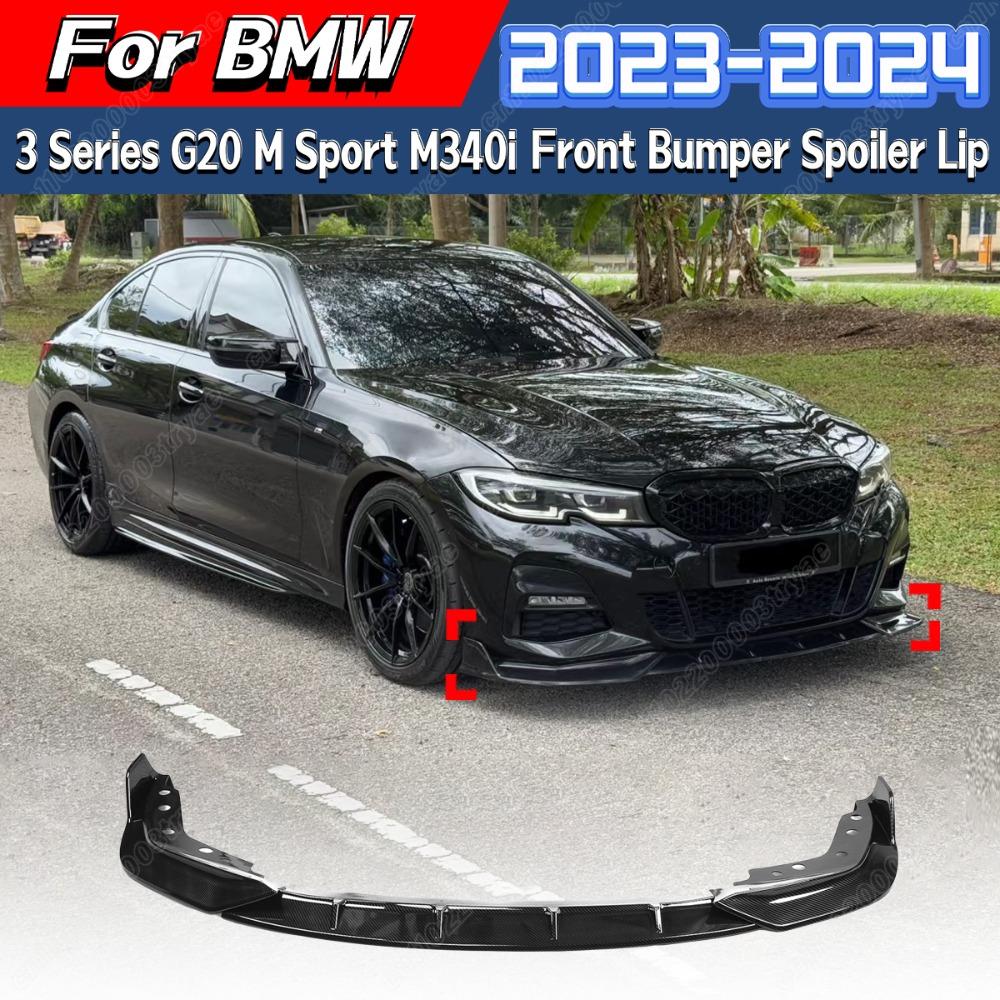Für BMW 3er M Sport G20 G21 G28 2019 2020 2021 2022 Frontstoßstange Spoiler Splitter Lippe 3-teilige Frontschaufel Modifikation