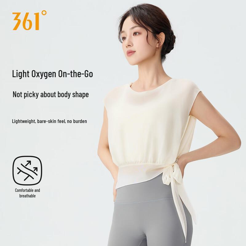 361° Women s Lightweight Tie-Style Yoga Training Top XL