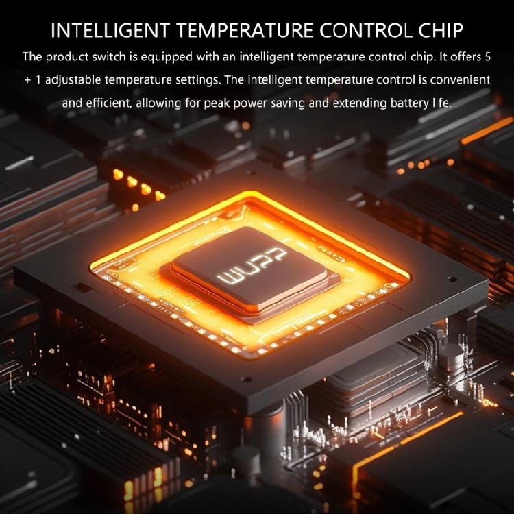 Small Temperature Control Heated Motorcycle Grips 6 Customizable Levels Motorbike Heating Grips for Modification Use