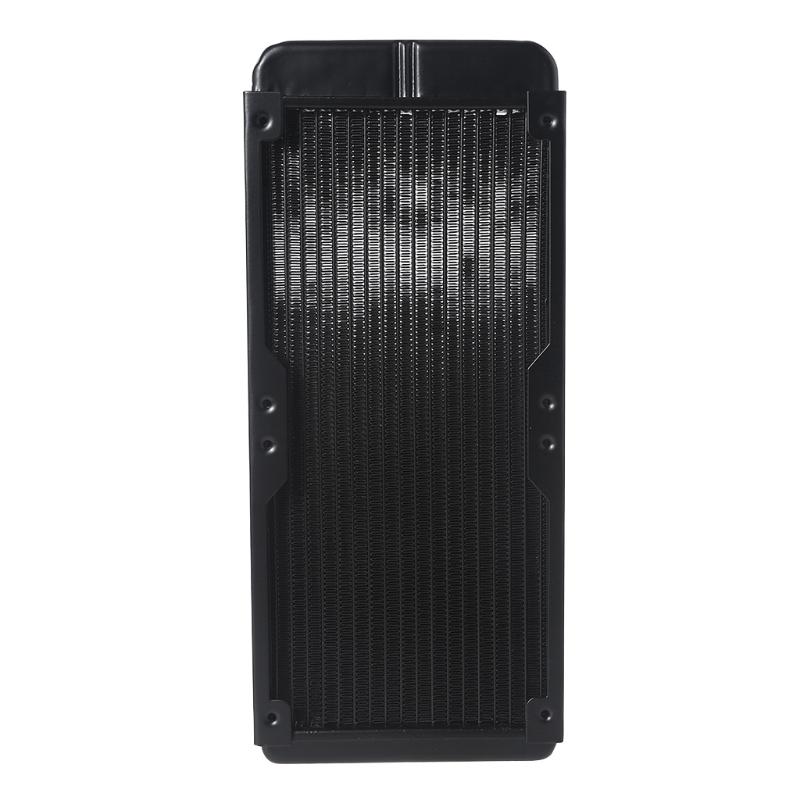 Water Cooling Computer Radiator 18 Pipe Aluminum Heat Exchanger Liquid Cooling Heat Sink for CPU PC Water Cool System
