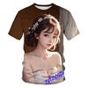 New Summer Tide Little Elder Sister Picture Men T-Shirts  Casual 3D Print Tees Hip Hop Personality Round Neck Short Sleeve  Tops
