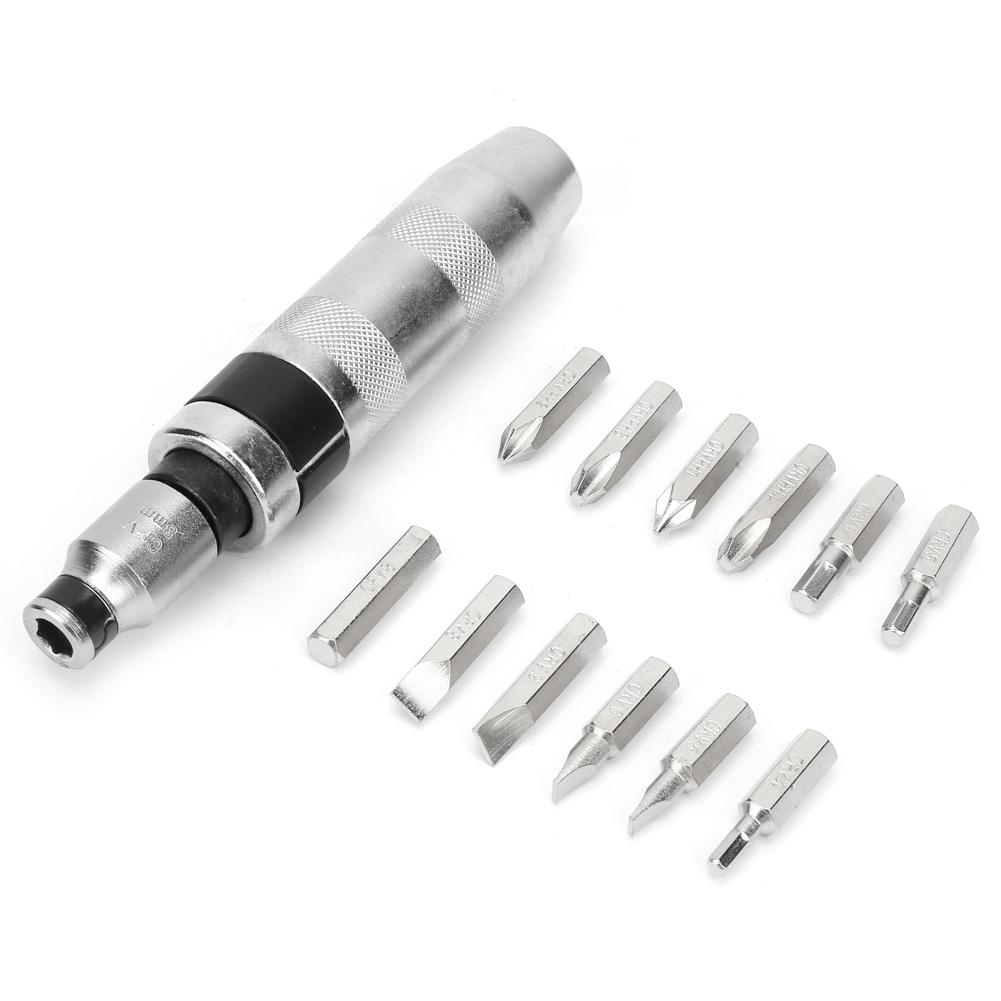 Popular 13 Piece Impact Screwdriver Bit For Car Repair Tools Remove Nut Rust Screw