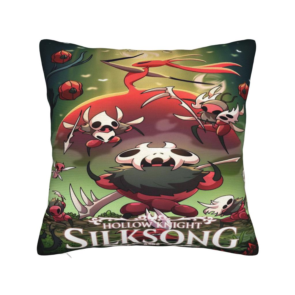 Hollow knight Cartoon Game Knight and Hornet Pillowcases Fashion Pillow Case For Office Car Home Decor Comfy Pillow Cover