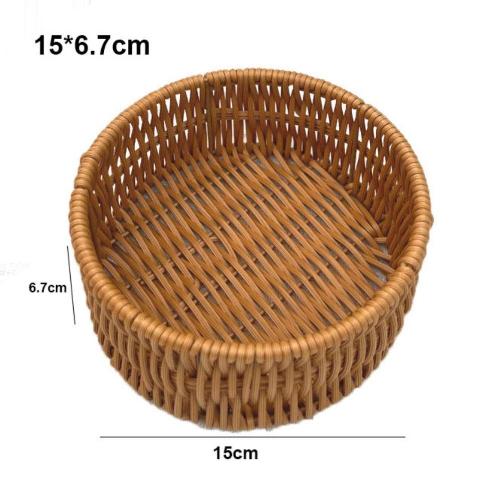 Tvrdost Chlebovník Ovoce Zelenina Košík Ručně pletený Ratanový košík