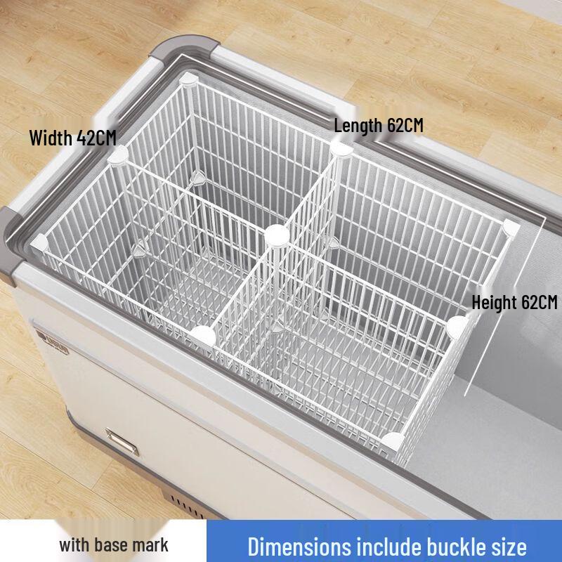 Magnetic Carbon Steel Refrigerator Freezer Organizer Partition