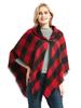 Écharpe Imitation Cachemire Femme Automne Hiver Carreaux Châles Enveloppants Pashmina Dames Châles Ponchos Et Capes Femme Foulards Châles