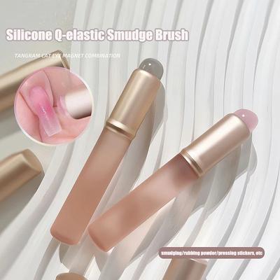 Mini Nail Art Tool Nail Brush Stain Gradient Blush Nail Rubber Mirror Powder Jelly Freeze Pen Nail Art Tool
