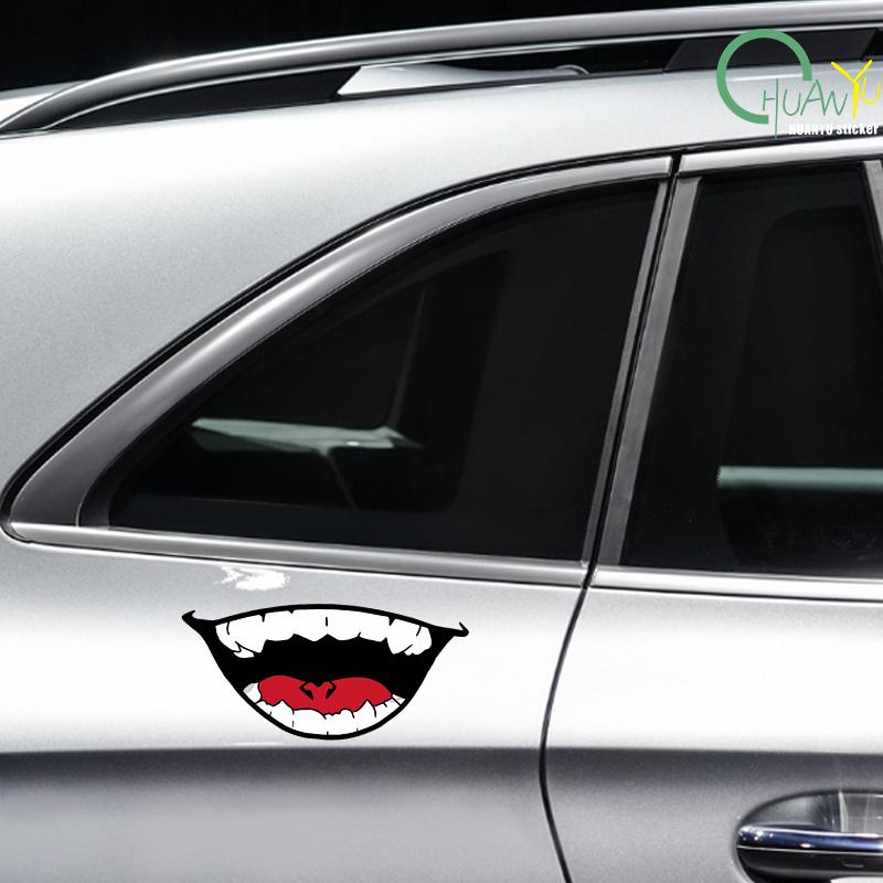 Sukuna Mund Feine Autoaufkleber Vinyl Autoaufkleber Stoßstangen Dekoration Anime Kratzfest Lustiger Fahrzeugaufkleber