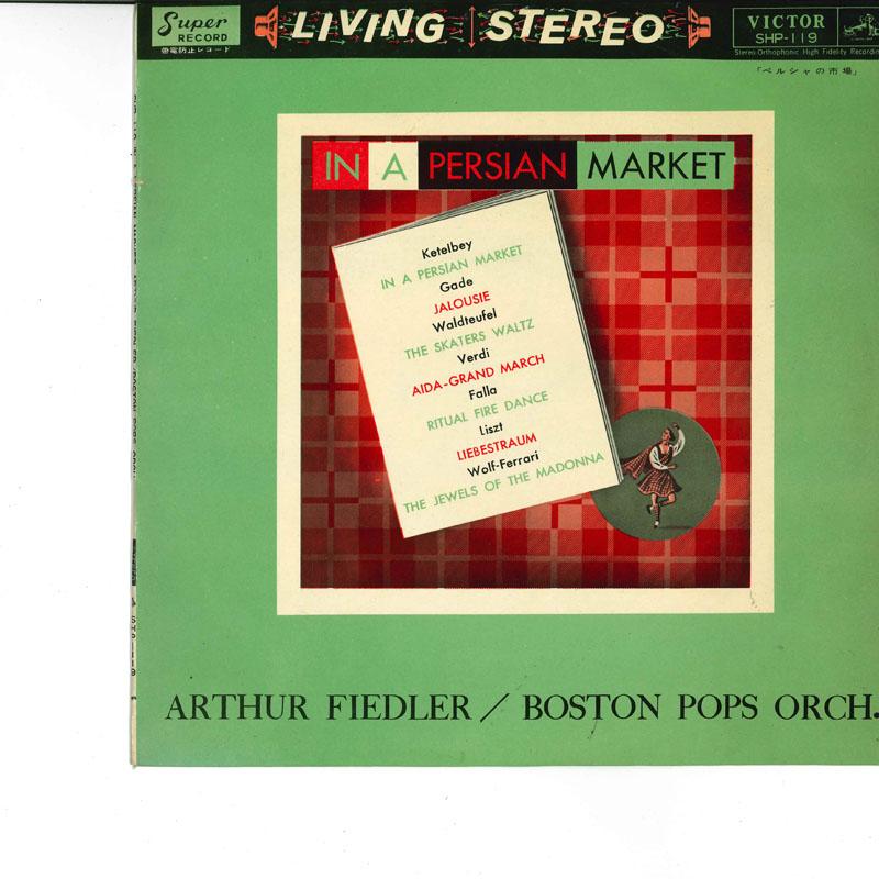 

10inch Record ARTHUR FIEDLER In A Persian Market SHP119 VICTOR Japan Classical Used