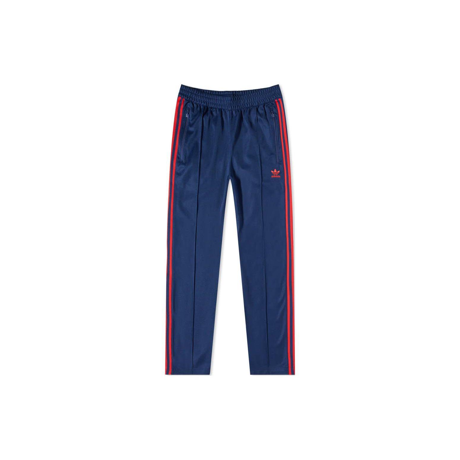 adidas Beckenbauer Track Pants Team Navy/Scarlet/White Men Streetwear HS8943 S