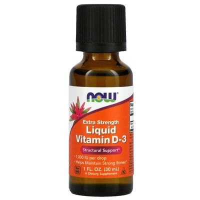 Liquid Vitamin D-3, Extra Strength, 1,000 Iu, 30 mL (1 Fl Oz)