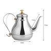 Stainless Steel Gooseneck Pour Over Coffee Drip Kettle, 1.2L Coffee Pot Tea Filter Pot Filter Ergonomic Handle Comfortable Grip for Hotels Restaurants