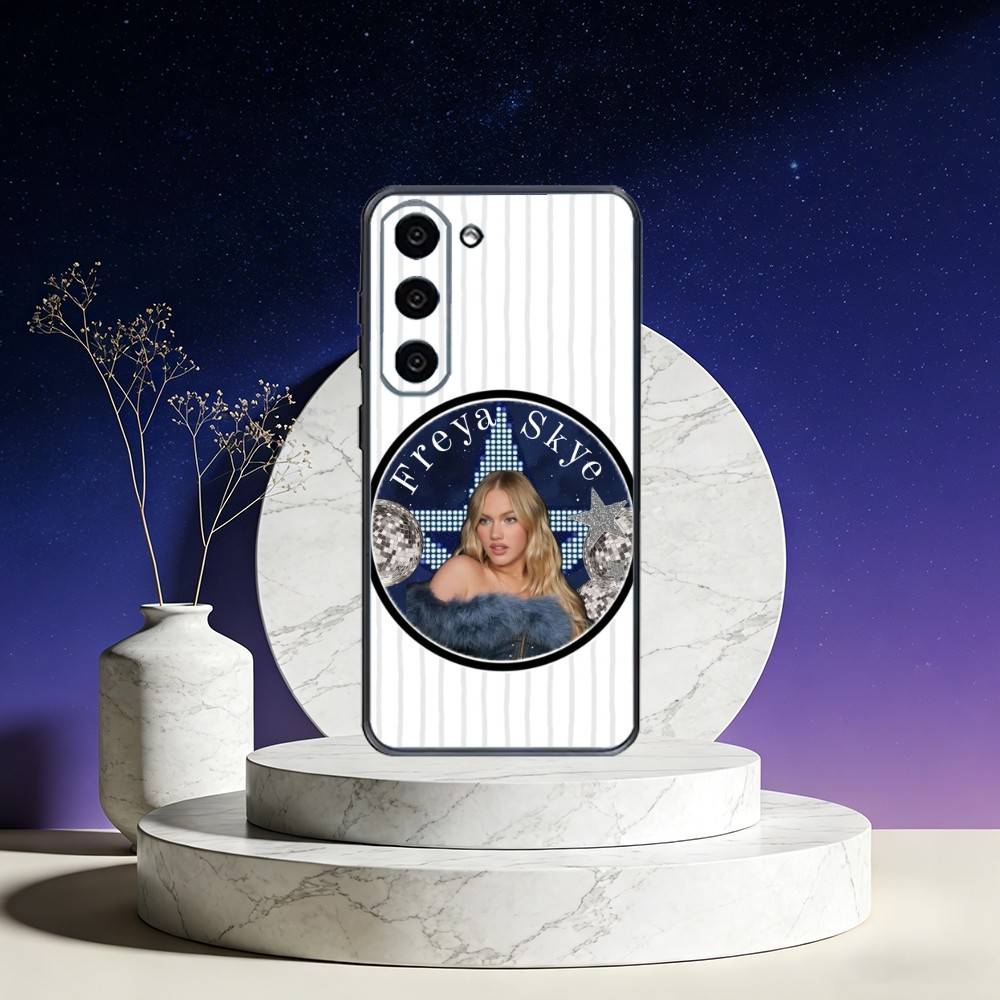 F-Freya Skye Singer Phone Case For Samsung Galaxy A73,A72,A71,A70,A53,A52,A51,Others Soft Black Cover