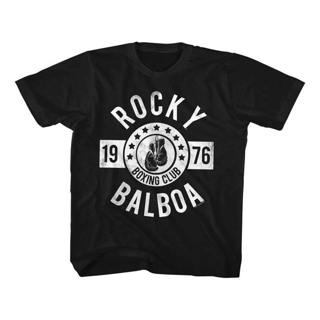 Футболка Rocky Kids 1976 Боксерский клуб, Черная футболка XXL