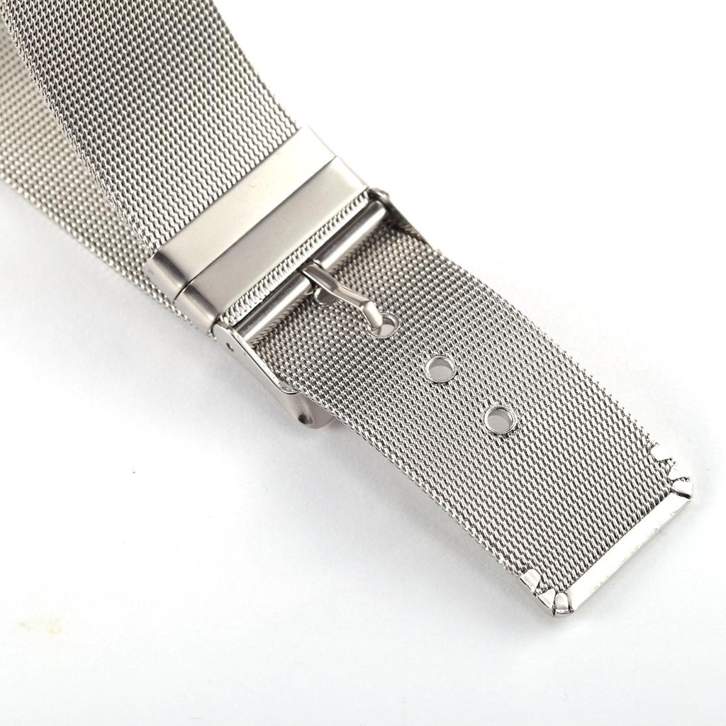 Oulm Herrenuhr, Quarzuhr, Stahlgitterband, modische Herrenuhr, großes Zifferblatt