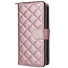 For Samsung Galaxy S25/S24 Case Zipper Wallet Rhombus PU Leather Crossbody Phone Bag