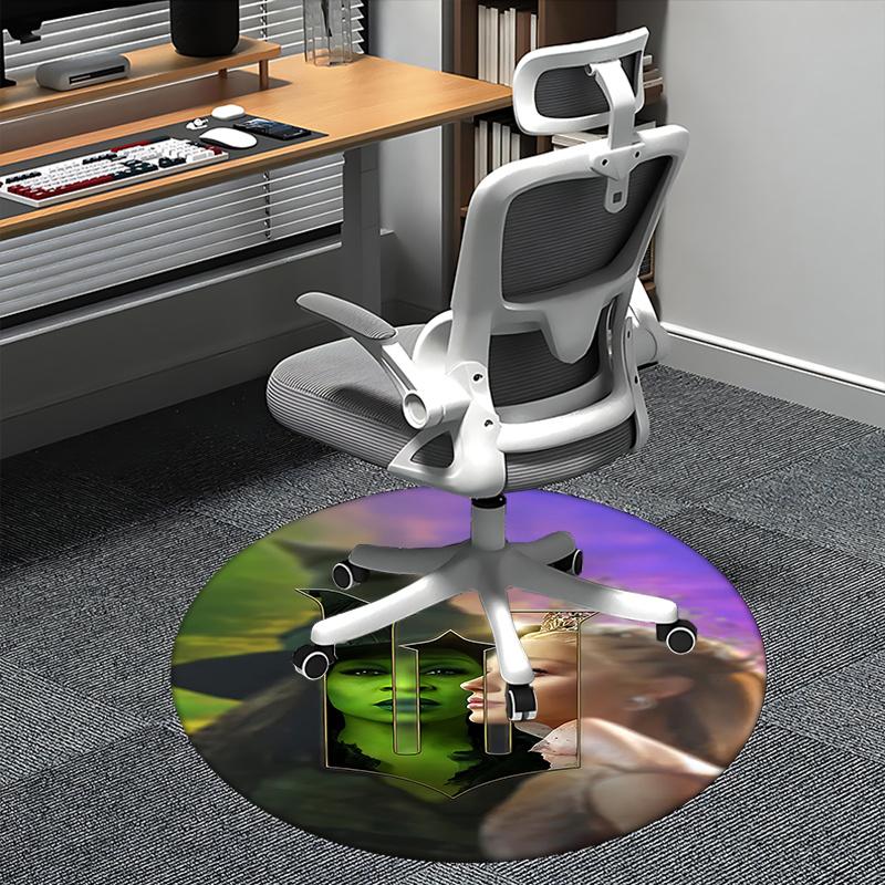 

Wizard of Oz,Wicked Witch Chair mat Round Rug Office carpet, Machine Washable, Non slip, Suitable for Living Rooms, Bedrooms 80cm