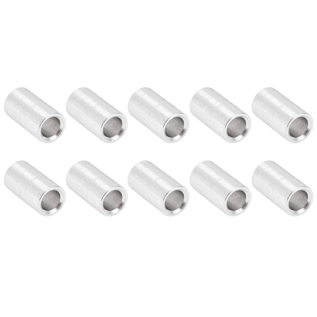 10Pcs Aluminum Alloy Spacer Round Unthreaded Standoff Support Accessories Outer Diameter 6mm