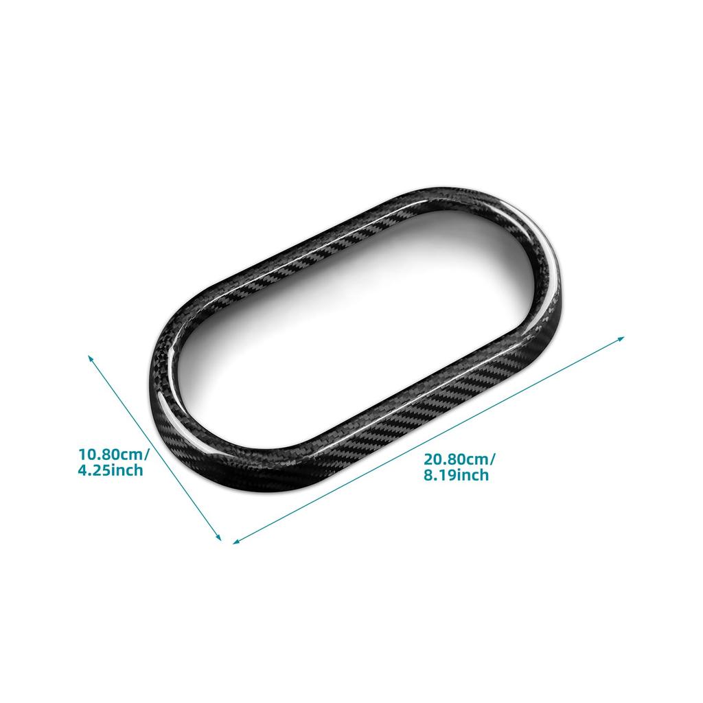 AIRSPEED Carbon Fiber Interior Accessories for Mini Cooper F67 Car Central Control Cup Holder Stylish Interior Tape Included Carbon F65, F66,