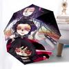 1pc Anime Character Inspired Outdoor Umbrella - Automatic Opening/Closing, Portable 3-Fold Design with 8-Bone Iron Frame - Perfect Gift for Fans, Trav