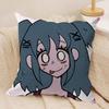 LLaceys Games cool Cushion Cover Silky Short Plush Invisible Zipper Dustproof Sofa Pillow Case for Home Decor