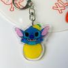 Star Baby Cartoon Stitch Pendant Keychain - Cute Acrylic Ornament for Students & Couples