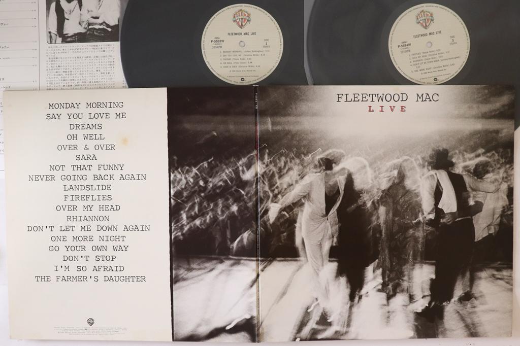 LP Record FLEETWOOD MAC - Live P55934W WARNER BROS 1980 Japan Rock Used