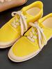 Korean Style Multi-color Canvas Slip-on Women's Shoes - Comfortable, Height-Increasing, Casual Spring/Summer Sneakers