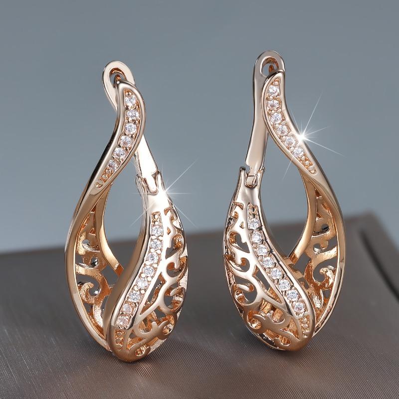 Elegant Bohemian Cute Exquisite Earrings Women's Anniversary Birthday Gift Four Seasons Jewelry Party Accessories