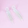 Luxury Rhinestone Tassel Earrings - Elegant Slimming Stylish Design