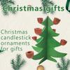 Warm Glowing Christmas Tree Shape Candle Holder Wood Crafts Tapered Candle Stand Candlestick for Seasonal Party Decors