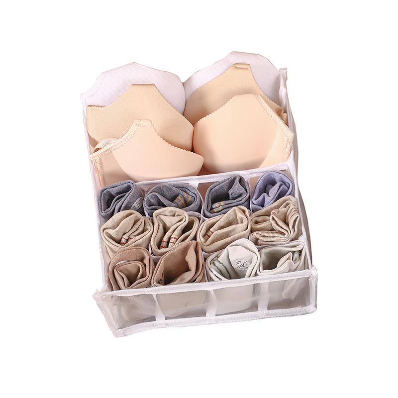Home Foldable Closet Organizer For Underwear Cotton Underwear Storage Box Socks Bra And Panties Drawer Organizer Drawers#ww