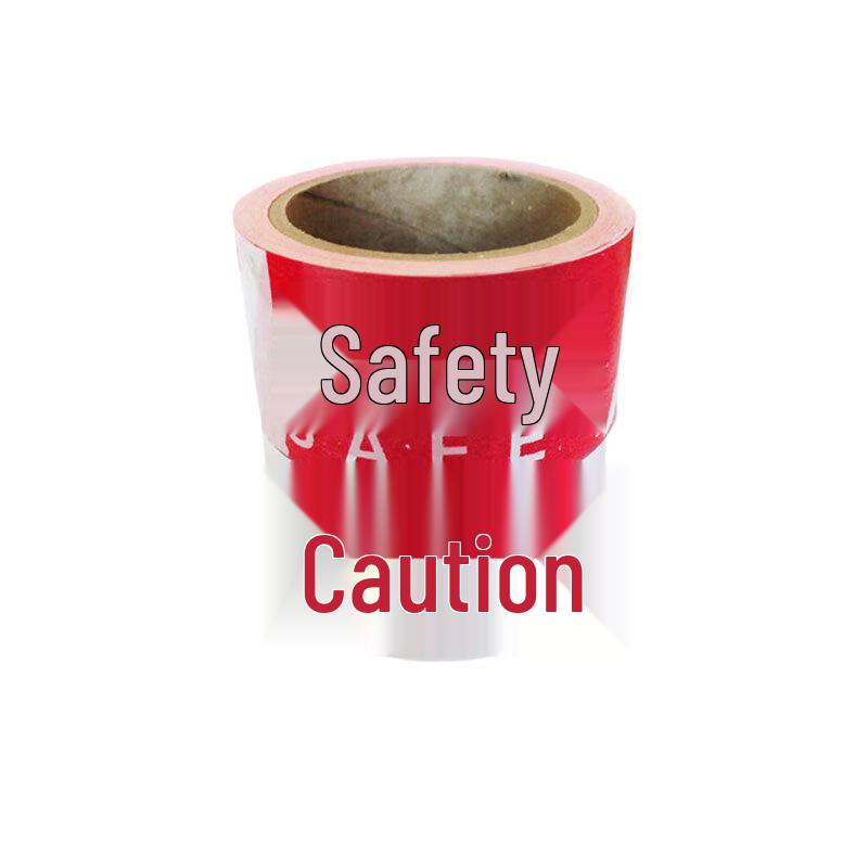Disposable Red & White PE Safety Caution Tape