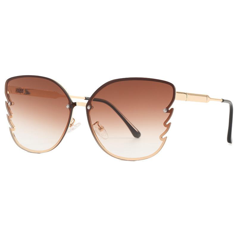 Big Frame Butterfly Trendy Sunglasses Women Street Photography Retro Versatile Sunglasses Women Large Frame Glasses