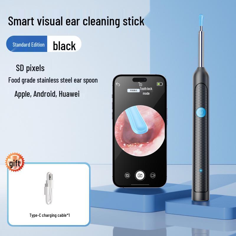 HD WiFi Smart Ear Cleaning Tool: Wireless Multifunctional Visual Ear Pick Spoon for Home Use