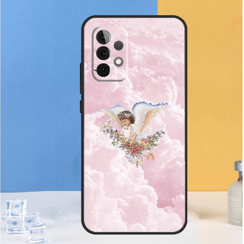 Renaissance Angel Aesthetic For Samsung Galaxy A05 A06 A13 A33 A53 A36 A26 A16 A54 A34 A14 A32 A52 A55 A35 A15 A56 Case