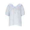 SOUP Neck Shirring Blouse (Oy5Sst8)