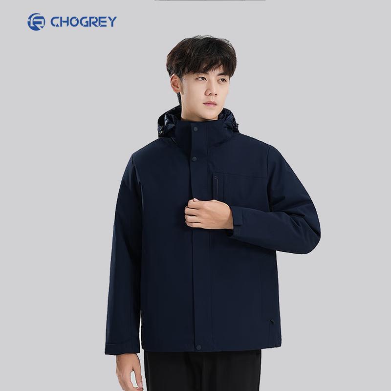 Qiaogrer Couples' Fleece Lined 3-in-1 Outdoor Jacket