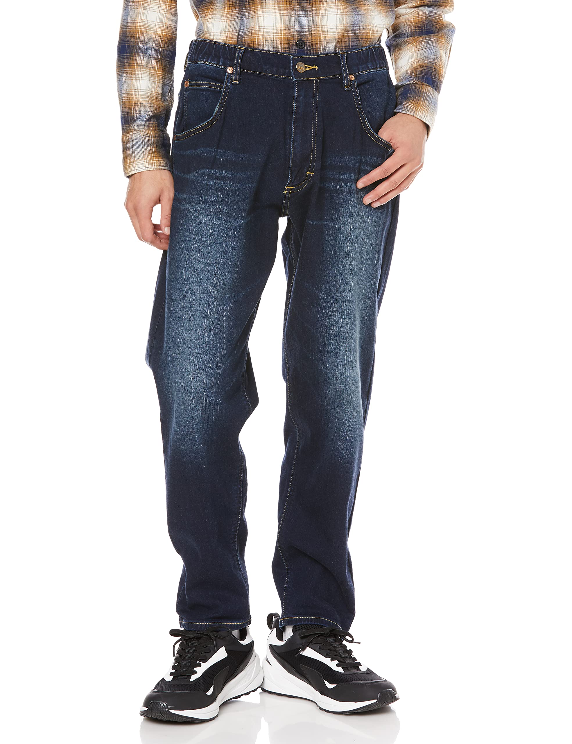 

Lee Jeans Джинсы Свободного Кроя Деним Легкие Брюки LM8504 Синий 1 L [Официальный] Мужские