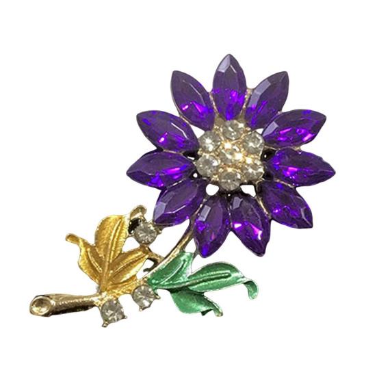 Flower Air Freshener Car Clip Universal Simple Installation Bling Faux