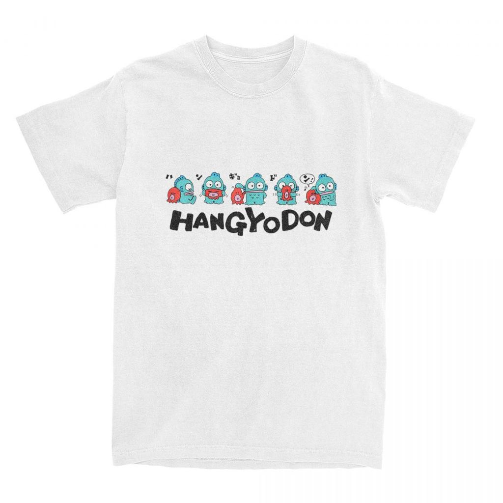 Hangyodon And Friends T Shirt Stylish Streetwear Men Women Casual Short Sleeve Oversized Cotton Harajuku Versatile Unisex Tops